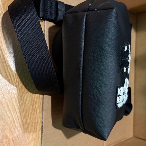 NEW KARL LAGERFELD PARIS MAYBELLE ZIPPER BLACK MEDIUM CROSSBODY - Picture 7 of 9